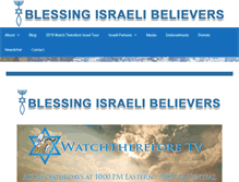 Tablet Screenshot of blessingisraelibelievers.com